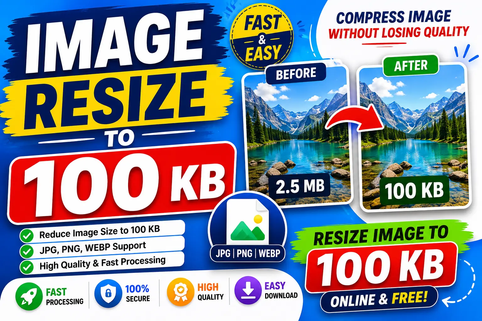 Image Resize to 100 KB