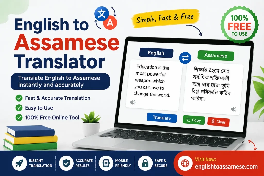english to assamese